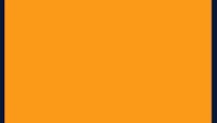 an orange background with a dark blue background